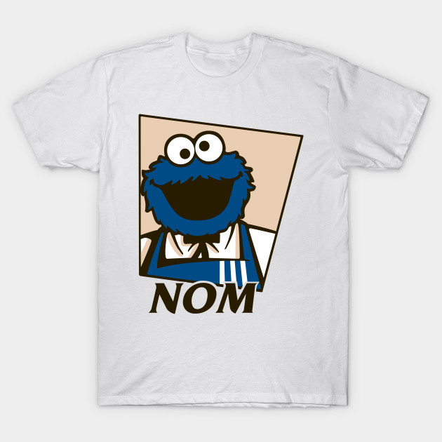 Nom Cookie Monster TShirt TeePublic